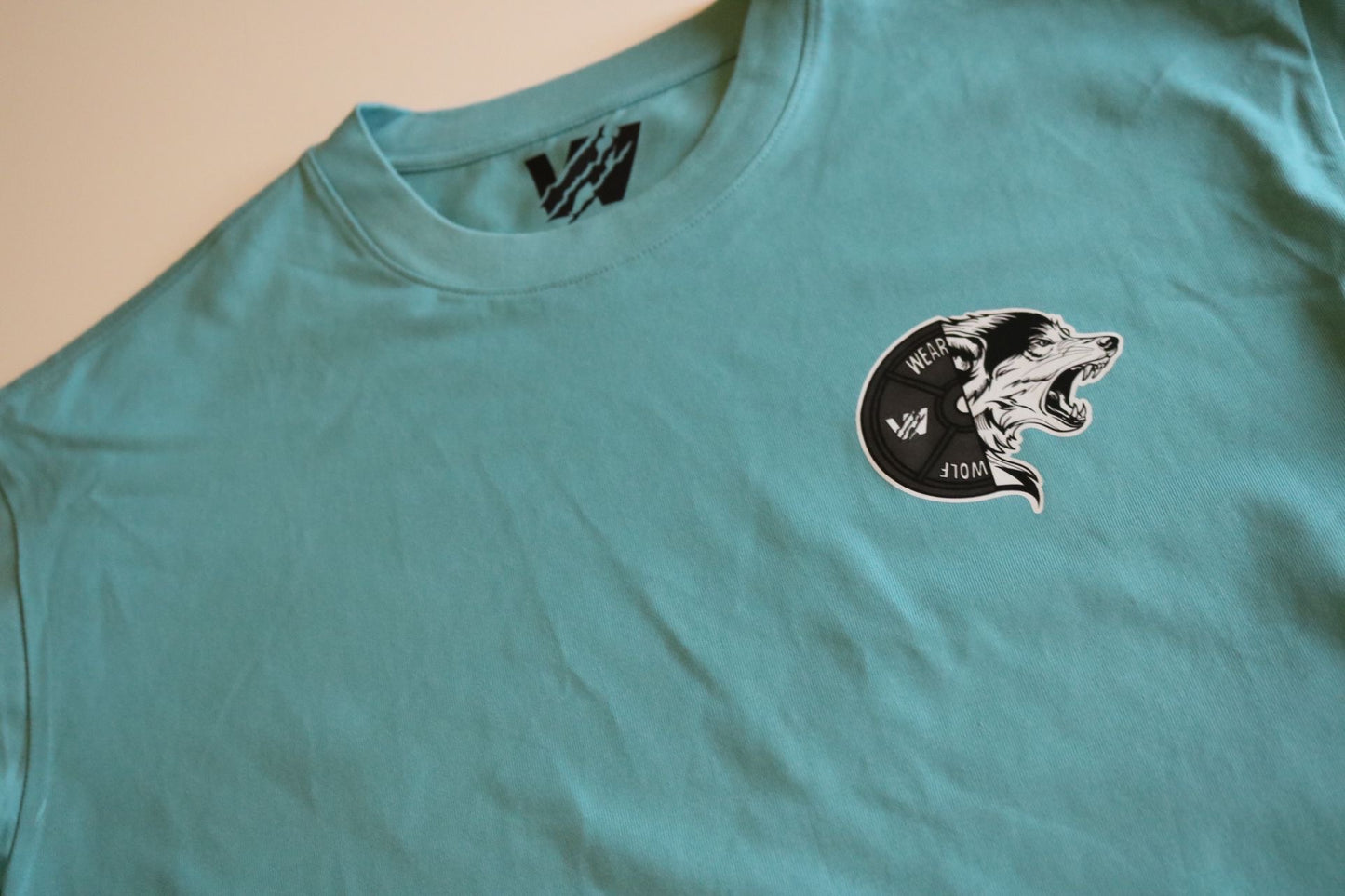 Oversized Tee - Wolf Plate Blue