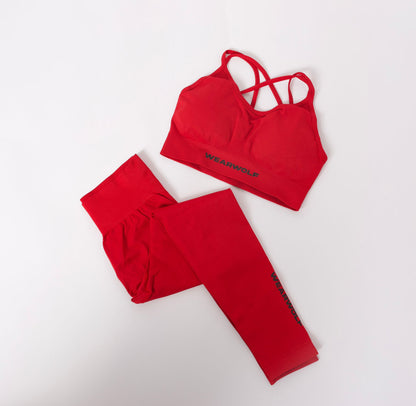 Pro Leggings - Rose Red