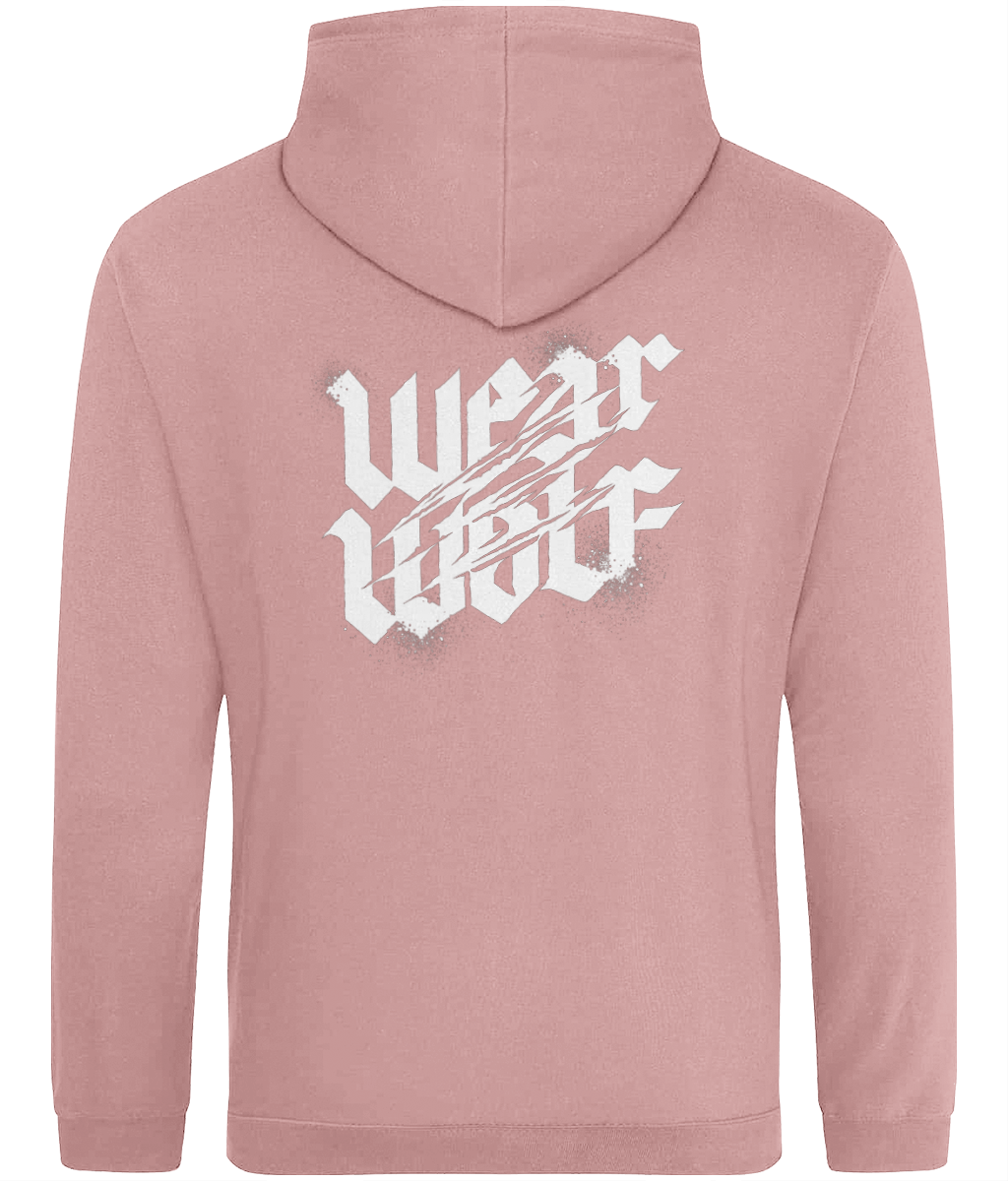 Dropshoulder Regular Fit Hoodie - White Logo - Nocturnal Range