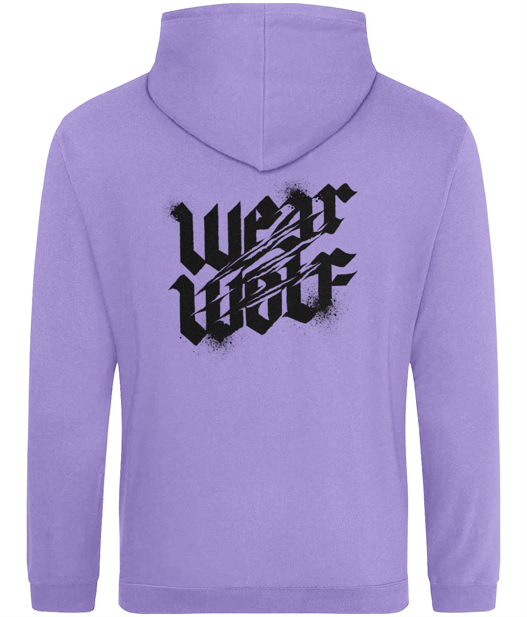 Dropshoulder Regular Fit Hoodie - Black Logo - Nocturnal Range