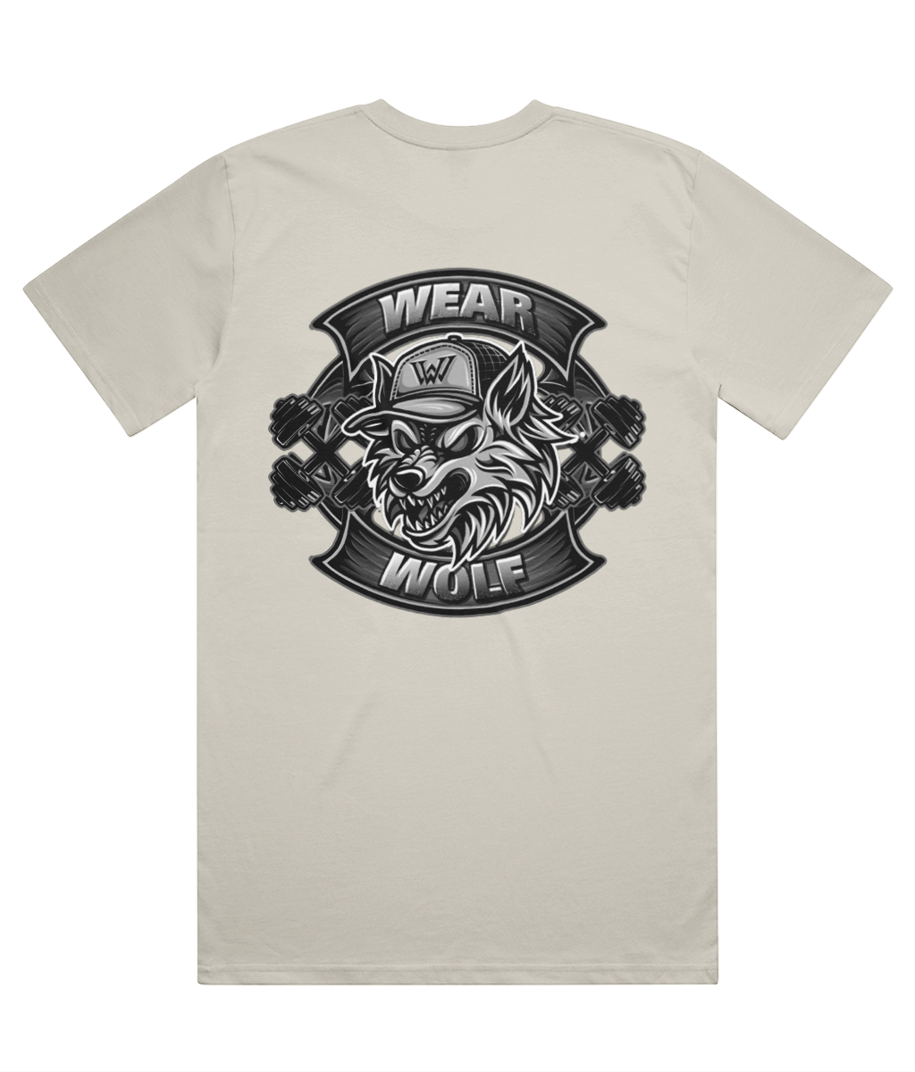 Heavy Premium Oversized Tee - Wolf Range