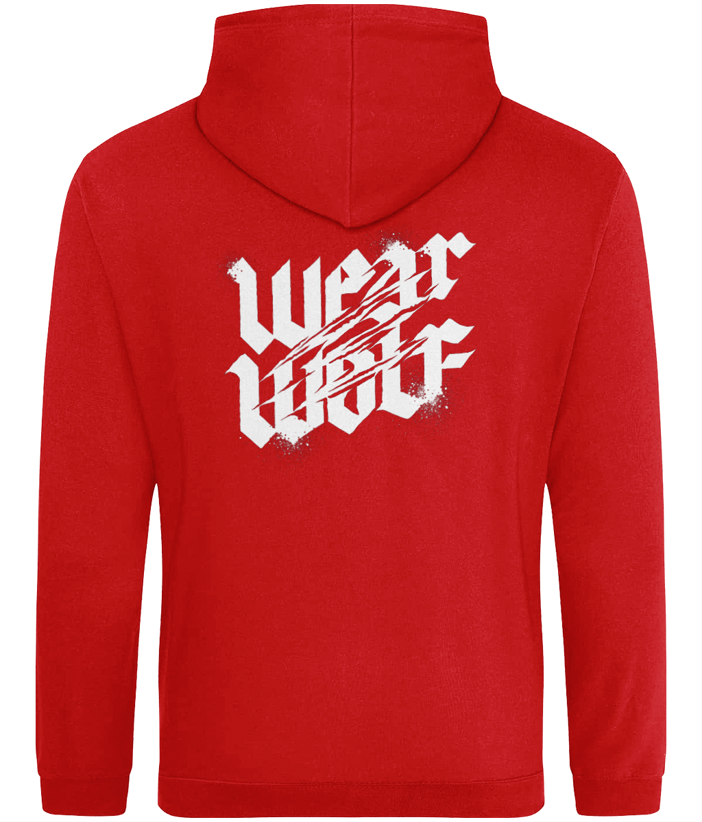 Dropshoulder Regular Fit Hoodie - White Logo - Nocturnal Range