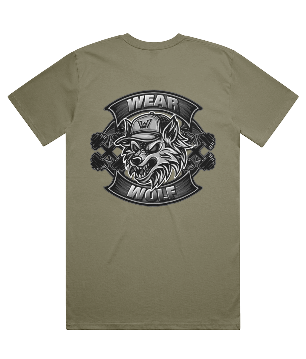 Heavy Premium Oversized Tee - Wolf Range