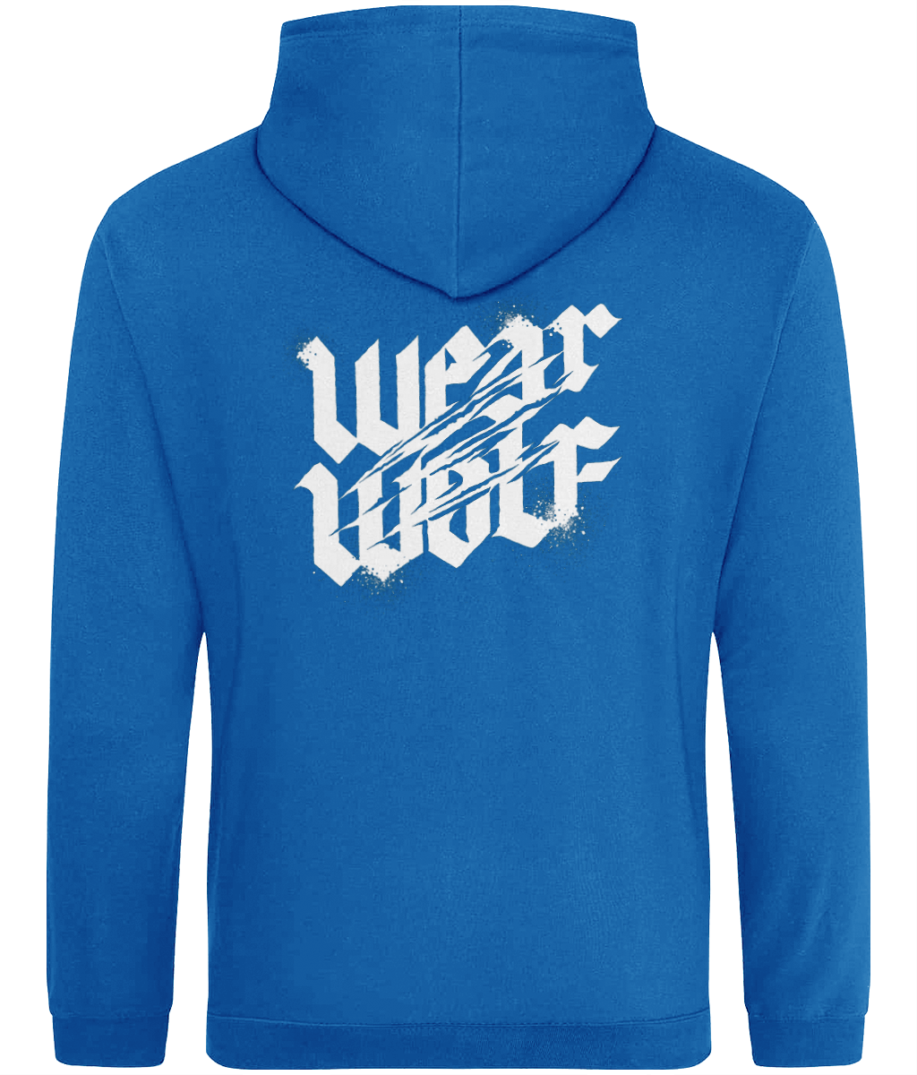 Dropshoulder Regular Fit Hoodie - White Logo - Nocturnal Range