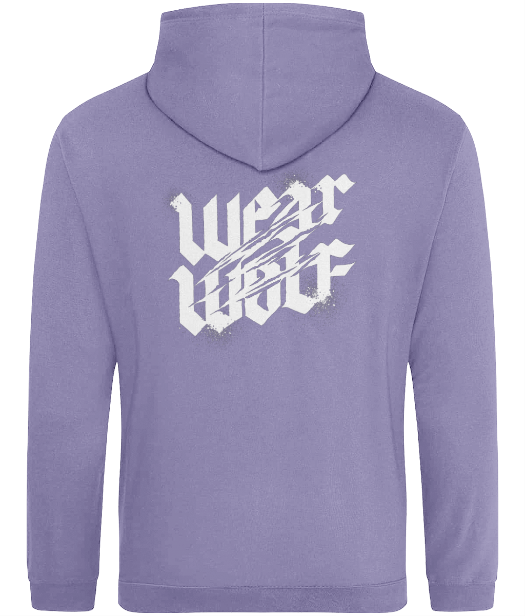 Dropshoulder Regular Fit Hoodie - White Logo - Nocturnal Range