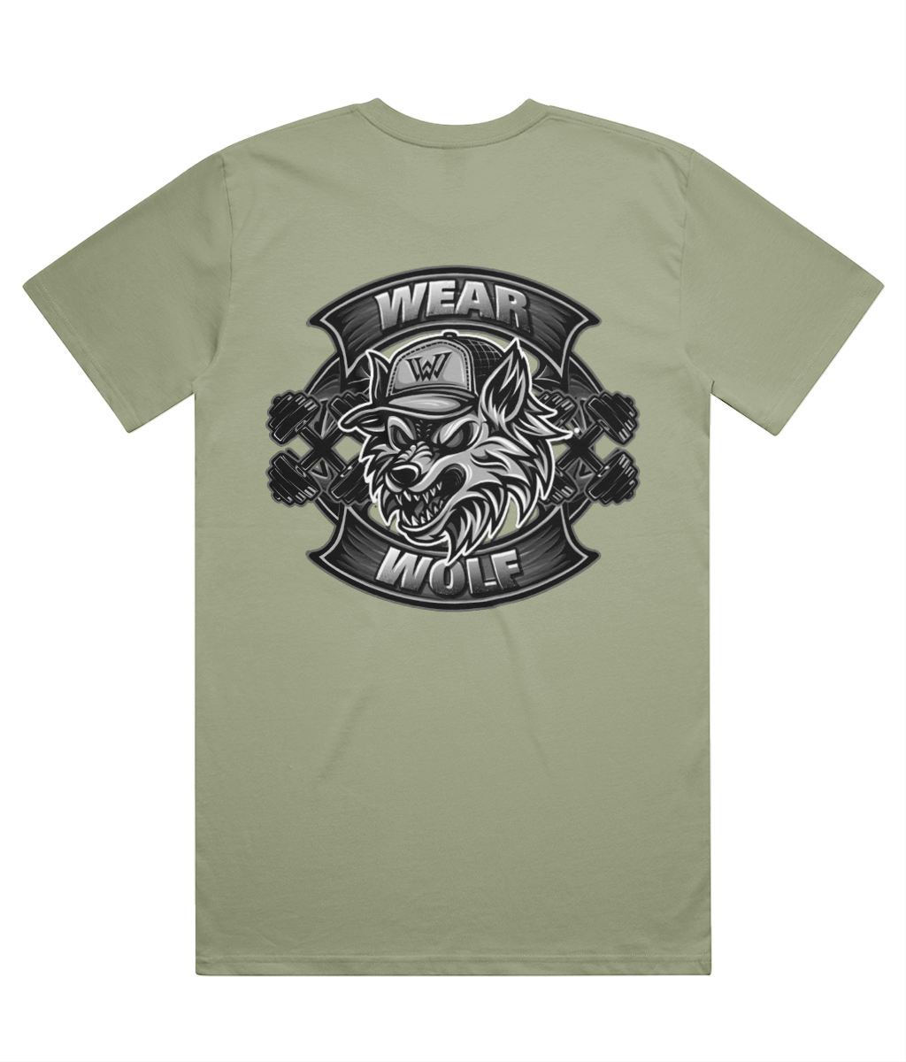 Heavy Premium Oversized Tee - Wolf Range