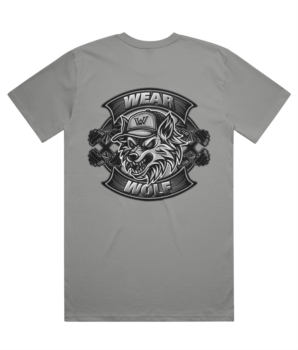 Heavy Premium Oversized Tee - Wolf Range