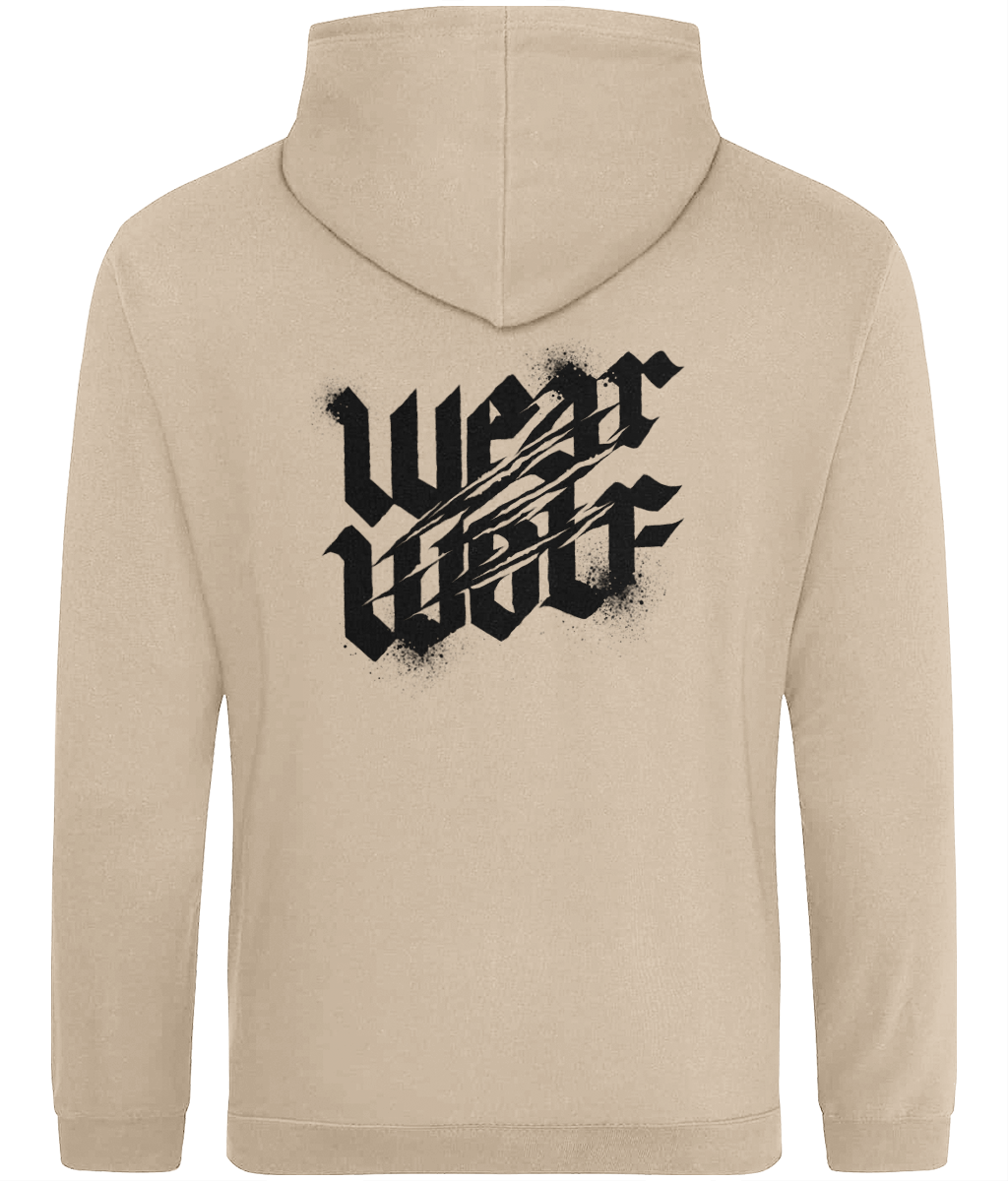 Dropshoulder Regular Fit Hoodie - Black Logo - Nocturnal Range
