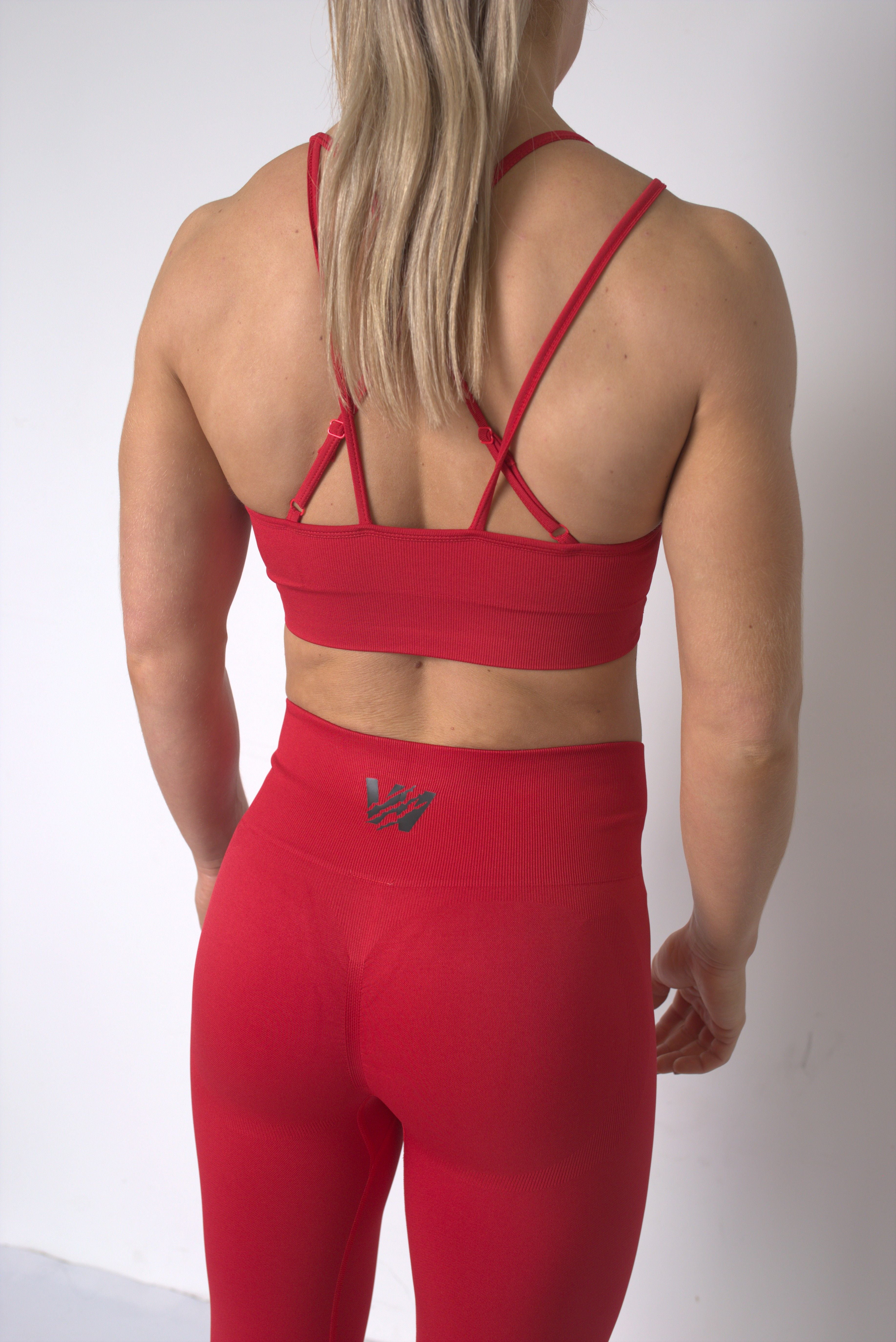 Pro Leggings - Rose Red