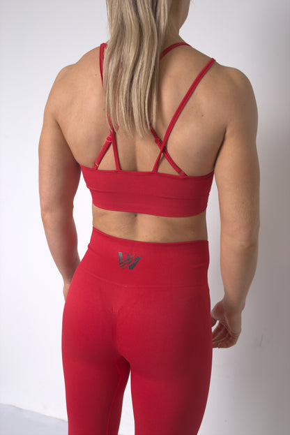 Pro Leggings - Rose Red