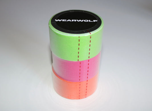 Wearwolf Weightlifting Kinesiology Tape 3-Pack
