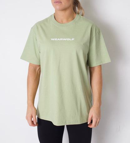 Wearwolf Oversized Tee - Light Green