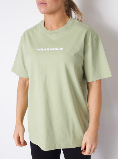 Wearwolf Oversized Tee - Light Green